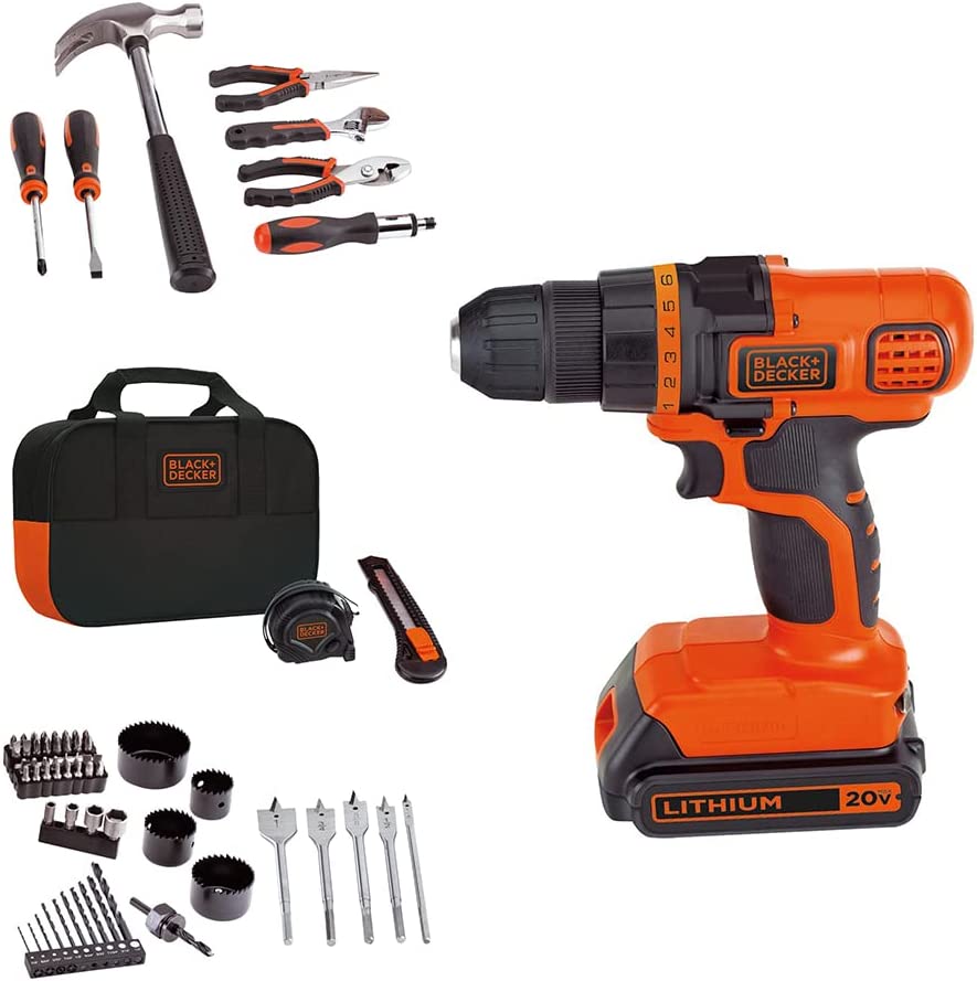 Black+Decker 20V Max Cordless Drill/Driver