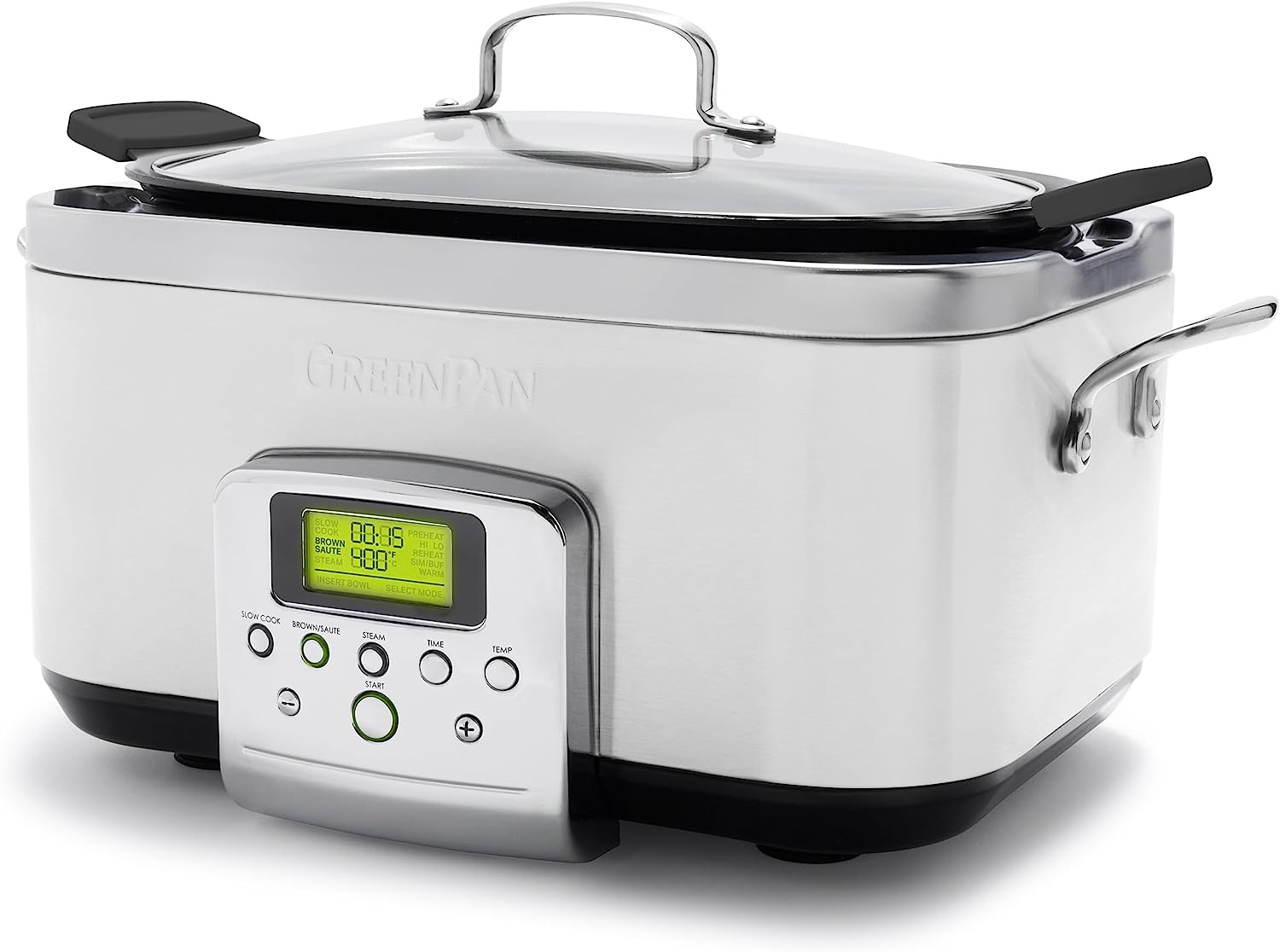 GreenPan™ Premiere Stainless-Steel Slow Cooker