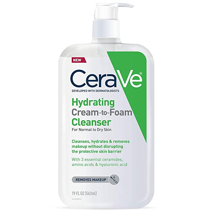 CeraVe Hydrating Cream-to-Foam Cleanser