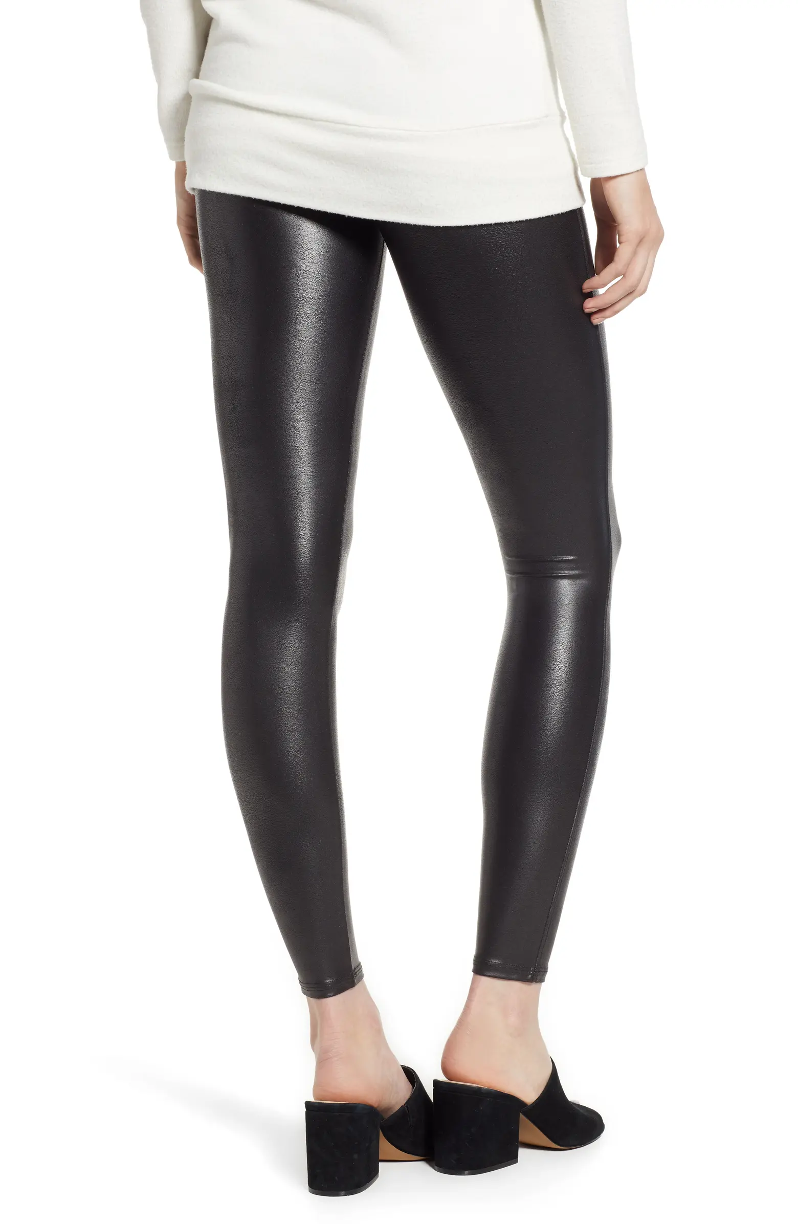 SPANX Faux Leather Leggings