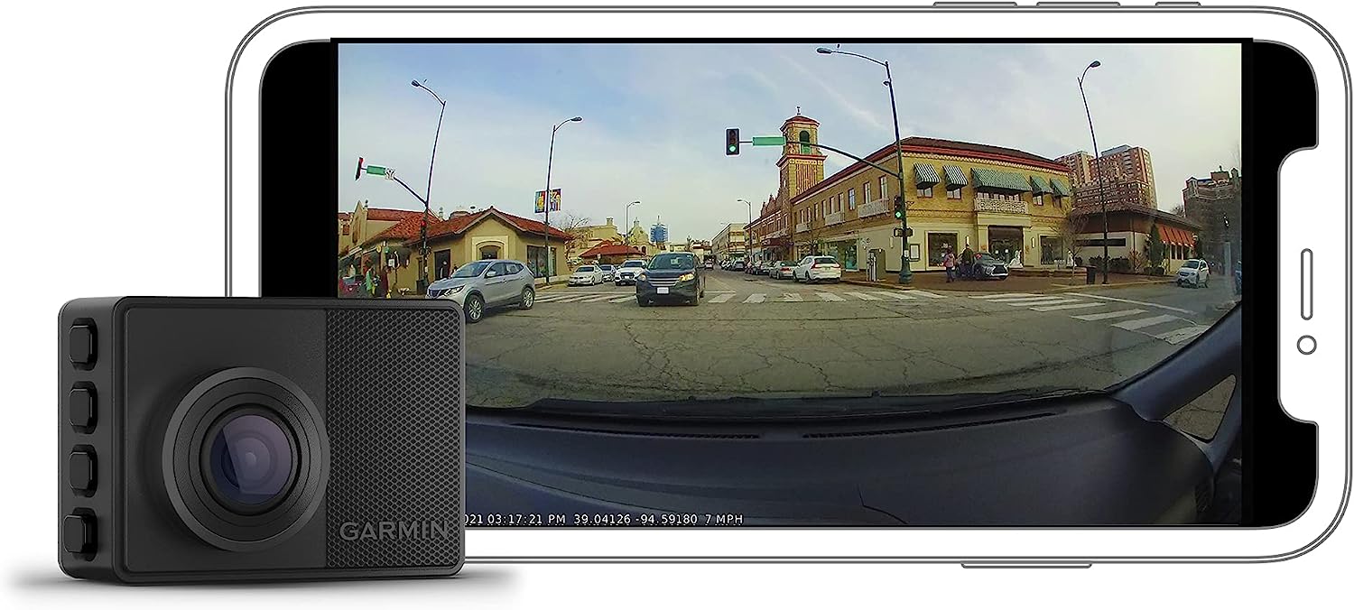 Garmin Dash Cam 67W - 1440p and extra-wide 180-degree FOV