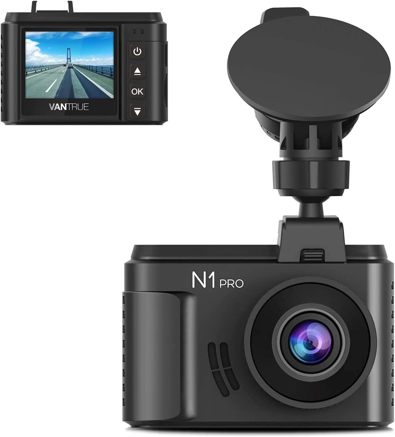 Vantrue N1 Pro Mini Dash Cam Full HD 1920x1080P 160 Degree DashCam